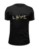 Заказать мужскую футболку в Москве. Футболка базовая Love Movie T-Shirt Black/Gold от slider - готовые дизайны и нанесение принтов.