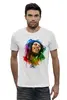Заказать мужскую футболку в Москве. Футболка базовая Bob Marley от print_not_dead - готовые дизайны и нанесение принтов.
