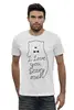 Заказать мужскую футболку в Москве. Футболка базовая I Love You Beary Much от geekbox - готовые дизайны и нанесение принтов.