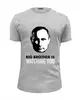 Заказать мужскую футболку в Москве. Футболка базовая Big Brother Putin от BigBrotherPu - готовые дизайны и нанесение принтов.