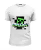 Заказать мужскую футболку в Москве. Футболка базовая Minecraft  от торгаш - готовые дизайны и нанесение принтов.