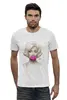 Заказать мужскую футболку в Москве. Футболка базовая Marilyn Monroe  от Ксения Мироедова - готовые дизайны и нанесение принтов.