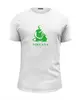 Заказать мужскую футболку в Москве. Футболка базовая Nirvana-green от LINGAM ART | lingam.ord@gmail.com - готовые дизайны и нанесение принтов.