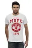Заказать мужскую футболку в Москве. Футболка базовая Манчестер Юнайтед от geekbox - готовые дизайны и нанесение принтов.