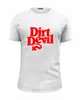 Заказать мужскую футболку в Москве. Футболка базовая Dirt Devil от THE_NISE  - готовые дизайны и нанесение принтов.