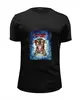 Заказать мужскую футболку в Москве. Футболка базовая Злая собака! от 50dd - готовые дизайны и нанесение принтов.