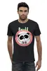 Заказать мужскую футболку в Москве. Футболка базовая Panda от Никита Коледенков - готовые дизайны и нанесение принтов.