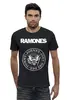 Заказать мужскую футболку в Москве. Футболка базовая Ramones  от rancid - готовые дизайны и нанесение принтов.
