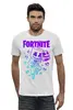 Заказать мужскую футболку в Москве. Футболка базовая MARSHMELLO FORTNITE от geekbox - готовые дизайны и нанесение принтов.