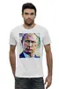 Заказать мужскую футболку в Москве. Футболка базовая Путин от Picasso - готовые дизайны и нанесение принтов.