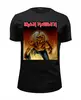 Заказать мужскую футболку в Москве. Футболка базовая Iron Maiden Band от Leichenwagen - готовые дизайны и нанесение принтов.