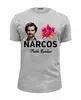 Заказать мужскую футболку в Москве. Футболка базовая Narcos от TheAndarz  - готовые дизайны и нанесение принтов.