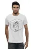 Заказать мужскую футболку в Москве. Футболка базовая Сердце в кубе от ingenervolos@gmail.com - готовые дизайны и нанесение принтов.