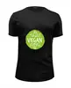 Заказать мужскую футболку в Москве. Футболка базовая Веган от vegan@thespaceway.info - готовые дизайны и нанесение принтов.