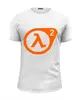 Заказать мужскую футболку в Москве. Футболка базовая half-life 2 от VashAdmin - готовые дизайны и нанесение принтов.
