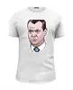Заказать мужскую футболку в Москве. Футболка базовая Дмитрий Медведеву не в духе от trygun - готовые дизайны и нанесение принтов.