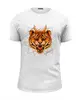 Заказать мужскую футболку в Москве. Футболка базовая Evil tiger от ПРИНТЫ ПЕЧАТЬ  - готовые дизайны и нанесение принтов.
