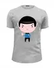 Заказать мужскую футболку в Москве. Футболка базовая Спок (Star Trek) от coolmag - готовые дизайны и нанесение принтов.