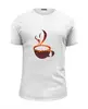 Заказать мужскую футболку в Москве. Футболка базовая Городской Кофе (Coffee) от coolmag - готовые дизайны и нанесение принтов.