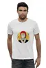 Заказать мужскую футболку в Москве. Футболка базовая David Bowie  от cherdantcev - готовые дизайны и нанесение принтов.