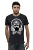 Заказать мужскую футболку в Москве. Футболка базовая Skeleton F*ck You от Leichenwagen - готовые дизайны и нанесение принтов.