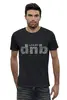 Заказать мужскую футболку в Москве. Футболка базовая liquid dnb от render - готовые дизайны и нанесение принтов.
