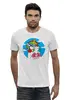 Заказать мужскую футболку в Москве. Футболка базовая Единорог   от T-shirt print  - готовые дизайны и нанесение принтов.