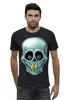 Заказать мужскую футболку в Москве. Футболка базовая Skull Art от Leichenwagen - готовые дизайны и нанесение принтов.