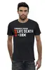 Заказать мужскую футболку в Москве. Футболка базовая Черный юмор   от T-shirt print  - готовые дизайны и нанесение принтов.
