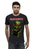 Заказать мужскую футболку в Москве. Футболка базовая Iron Maiden Band от Leichenwagen - готовые дизайны и нанесение принтов.