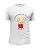 Заказать мужскую футболку в Москве. Футболка базовая Stewie Griffin от YellowCloverShop - готовые дизайны и нанесение принтов.
