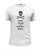 Заказать мужскую футболку в Москве. Футболка базовая Keep Calm Art от Leichenwagen - готовые дизайны и нанесение принтов.