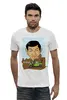 Заказать мужскую футболку в Москве. Футболка базовая Mr.Bean от Leichenwagen - готовые дизайны и нанесение принтов.