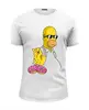 Заказать мужскую футболку в Москве. Футболка базовая Simpsons от ПРИНТЫ ПЕЧАТЬ  - готовые дизайны и нанесение принтов.