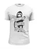 Заказать мужскую футболку в Москве. Футболка базовая Ленивец от geekbox - готовые дизайны и нанесение принтов.