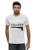 Заказать мужскую футболку в Москве. Футболка базовая The Killers   от cherdantcev - готовые дизайны и нанесение принтов.