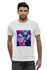 Заказать мужскую футболку в Москве. Футболка базовая Pixel Girl от Jimmy Flash - готовые дизайны и нанесение принтов.