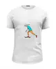 Заказать мужскую футболку в Москве. Футболка базовая Скейтер от YellowCloverShop - готовые дизайны и нанесение принтов.