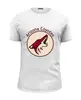 Заказать мужскую футболку в Москве. Футболка базовая Arizona Coyotes от kspsshop - готовые дизайны и нанесение принтов.