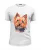 Заказать мужскую футболку в Москве. Футболка базовая ❖Yorkshire Terrier❖ от balden - готовые дизайны и нанесение принтов.