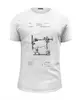 Заказать мужскую футболку в Москве. Футболка базовая ЧЕРТЕЖ от CoolDesign - готовые дизайны и нанесение принтов.