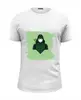 Заказать мужскую футболку в Москве. Футболка базовая Зеленая стрела (Коллекция: Герои носят маски) от GeekFox  - готовые дизайны и нанесение принтов.