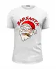 Заказать мужскую футболку в Москве. Футболка базовая BadSanta от balden - готовые дизайны и нанесение принтов.