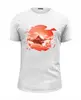 Заказать мужскую футболку в Москве. Футболка базовая Красный закат от goljakovai@mail.ru - готовые дизайны и нанесение принтов.