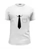 Заказать мужскую футболку в Москве. Футболка базовая галстук от queen  - готовые дизайны и нанесение принтов.