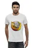 Заказать мужскую футболку в Москве. Футболка базовая DOGE FIREFOX от Jimmy Flash - готовые дизайны и нанесение принтов.