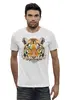 Заказать мужскую футболку в Москве. Футболка базовая Полигональный тигр от ingenervolos@gmail.com - готовые дизайны и нанесение принтов.