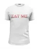 Заказать мужскую футболку в Москве. Футболка базовая Eat Me (Съешь меня) от triton - готовые дизайны и нанесение принтов.
