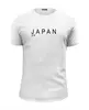 Заказать мужскую футболку в Москве. Футболка базовая Japan от nikskiru - готовые дизайны и нанесение принтов.