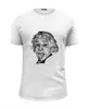Заказать мужскую футболку в Москве. Футболка базовая Альберт Эйнштейн от YellowCloverShop - готовые дизайны и нанесение принтов.